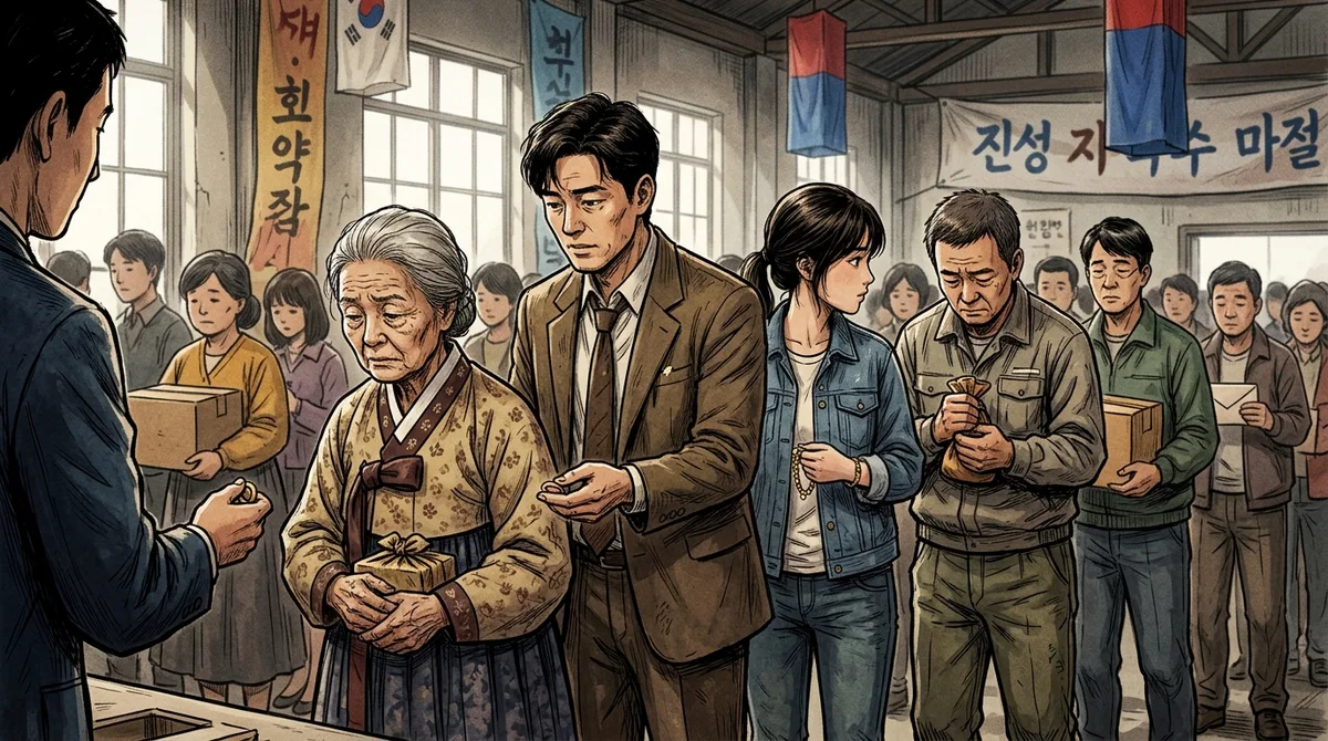 우리가 모은 건 금이었을까, 마음이었을까?